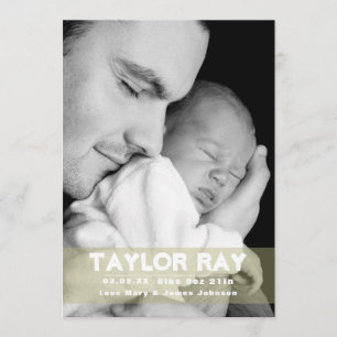 Faire-part Dix Petites Doigts & Jortes, Annonces Bébés Mignon