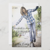 Faire-part d'obtention du diplôme (Devant)