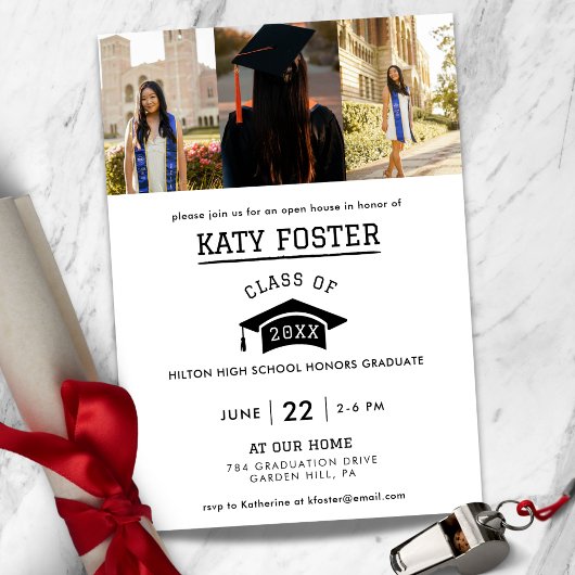 Faire-part d'obtention du diplôme d'athlète golf