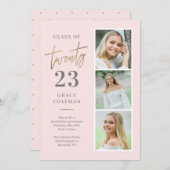 Faire-part d'obtention du diplôme de la cabine pho (Devant / Derrière)