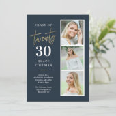 Faire-part d'obtention du diplôme de la cabine pho (Debout devant)