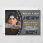 Faire-part d'obtention du diplôme de la Marine et (Devant)