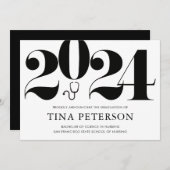 Faire-part d'obtention du diplôme de l'école de so (Devant / Derrière)