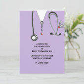 Faire-part d'obtention du diplôme de l'école de so (Debout devant)