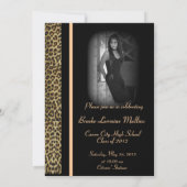 Faire-part d'obtention du diplôme de poster de (Dos)