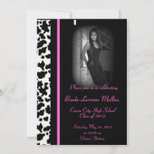 Faire-part d'obtention du diplôme de rose (Dos)