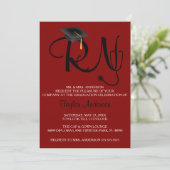 Faire-part d'obtention du diplôme d'école (Debout devant)