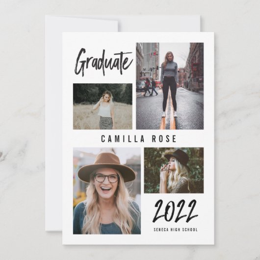 Faire-part d'obtention du diplôme d'études supérie (Devant)