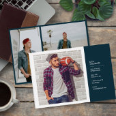 Faire-part d'obtention du diplôme en gros titre