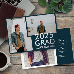 Faire-part d'obtention du diplôme en gros titre