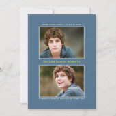 Faire-part d'obtention d'un diplôme à répartition  (Devant)