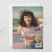 Faire-part d'obtention d'un diplôme de la couvertu (Devant)