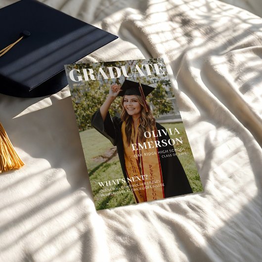 Faire-part d'obtention d'un diplôme de la couvertu