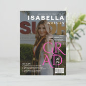 Faire-part d'obtention d'un diplôme de la couvertu (Debout devant)