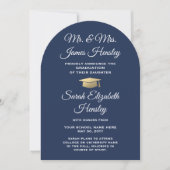 Faire-part d'obtention d'un diplôme de la Marine (Devant)