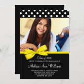 Faire-part d'obtention d'un diplôme de la Polka Bo (Devant / Derrière)