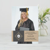 Faire-part d'obtention d'un diplôme de photo initi (Debout devant)