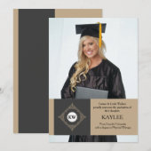 Faire-part d'obtention d'un diplôme de photo initi (Devant / Derrière)