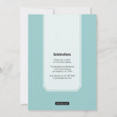 Faire-part d'obtention d'un diplôme de photographi (Dos)