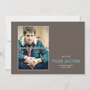 Faire-part d'obtention d'un diplôme de photographi