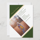 Faire-part d'obtention d'un diplôme de photographi (Dos)