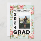 Faire-part d'obtention d'une licence photo (Devant)