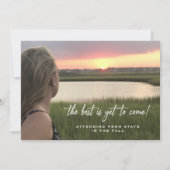 Faire-part d'obtention d'une licence photo (Dos)