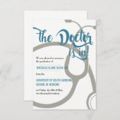 Faire-part Docteur en cours (Devant / Derrière)