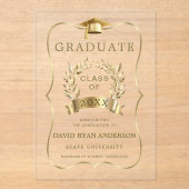 Faire-part d'or de luxe (Recto)