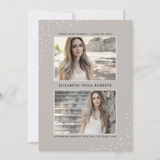 Faire-part doublement pointé de la terre (Devant)