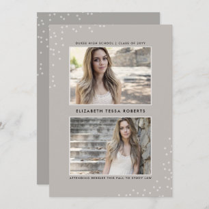 Faire-part doublement pointé de la terre