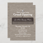 Faire-part d'ouverture officielle de salon de (Devant / Derrière)