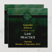 Faire-part d'ouverture verte de la pratique du dro (Devant / Derrière)