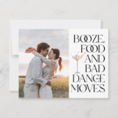 Faire-part Drôle Photo QR Code Mariage Enregistrer la date (Devant)