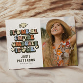 Faire-part Drôle Retro Photo Graduation