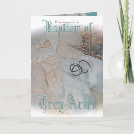 Faire-part du baptême (Devant)