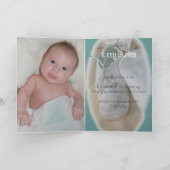 Faire-part du baptême (Intérieur)