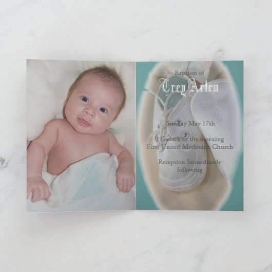 Faire-part du baptême (Intérieur)