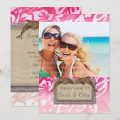 Faire-part du Dolphin Beach Grad Luau (Devant / Derrière)