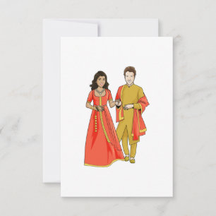 Faire-part du mariage interracial