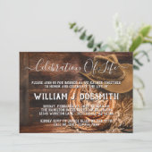 Faire-part du service commémoratif Casquette Cowbo (Debout devant)