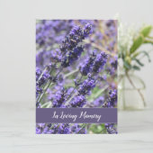 Faire-part du service commémoratif des fleurs de l (Debout devant)
