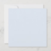 Faire-part Dusty Blue et rose Floral Enregistrer la date (Dos)