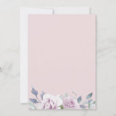 Faire-part Dusty Garden Floral Engagement Party (Dos)