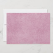 Faire-part Dusty Rose rose 4 Photo Collage Naissance d'une no (Dos)