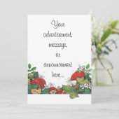 Faire-part Éclairage de l'ivoire et du tabouret (Debout devant)