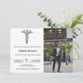 Faire-part Ecole de photo moderne de médecine diplôme (Debout devant)