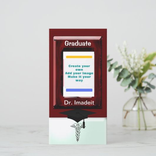 Faire-part Ecole Médicale (Debout devant)