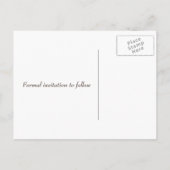 Faire-part Économies de plume de paon la carte postale de (Dos)