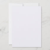Faire-part Écriture éditoriale moderne en arc pour la remise (Dos)